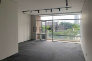 SALA COMERCIAL PARA LOCAÇÃO NO BROOKLIN, 40 M², VARANDA, LAVABO E UMA VAGA.