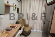 Apartamento studio  para locação no Brooklin, mobiliado com 25m²