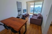 Apartamento, 1 dormitório , varandão, vista livre mobiliado 1 vaga ,  no Brooklin di