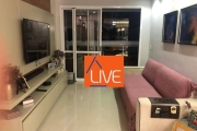 Live vende apartamento 2 quartos, 1 suíte, 1 vaga, varanda,