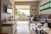 Belíssimo apartamento mobiliado com 42m² privativos 01 dormitório, sacada e churrasqueira. Em Jurere Internacional  Florianópolis SC.&lt;BR&gt;Locação por diária R$ 1.200 - 120 metros da praia.  &lt;B