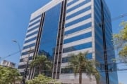 Vende sala comercial Edifício Antares Center no bairro Auxiliadora de frente para Av. Carlos Gomes esquina com a Rua  Campos Sales .São 45,28 m² privativos, com forro em gesso , luminárias, ar condici