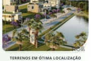 Vende terreno  em Cachoerinha no condominio Jardim Unique, terrenos  com 150m2  privativos ,  port 24 horas , infra completa, financia em 240 vezes.&lt;BR&gt;Frente 7.50 , fundos 7.50, esquerda 20.00,