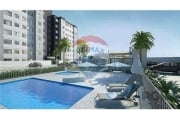 Apartamento Térreo, 1 Dormitório; com pátio privativo; 1 vaga escriturada; condomínio com portaria 24hs, elevador; infraestrutura contando com: salão de festas, piscina, quiosque c/ churrasqueira e pl