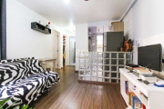 APARTAMENTO 2 DORMITÓRIOS 1 VAGA  NO PARQUE SANTA FÉ EM PORTO ALEGRE. Excelente apartamento todo em laminado, com 2 dormitórios, living integrado a cozinha, área de serviço e banheiro social. Imóvel n