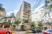 Apartamento de dois dormitórios e uma vaga na garagem no bairro Menino Deus em Porto Alegre.&lt;BR&gt;Excelente apartamento com 80m², dois dormitórios, dependência de empregada com banheiro e com uma 