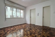 Oportunidade de investimento! Apartamento JK à venda no Edifício Santarém, localizado na Rua Professor Pontes de Miranda, no bairro Jardim Leopoldina em Porto Alegre. JK banheiro social, cozinha, vaga