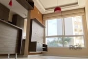 Apartamento  dormitórios com suite , living para dois ambientes, cozinha área de serviço.&lt;BR&gt;Vaga escriturada, sol  norte/oeste.!&lt;BR&gt;Fica a mobilia fixa