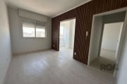 Apartamento reformado, 1 dormitório c/ vista perene, living amplo, banho social, cozinha e área de serviço. Portaria 24h, próximo ao comércio e faculdades.&lt;BR&gt;Vale a pena visitar