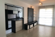 Excelente apartamento semi mobiliado, de 3 dormitórios sendo 01 suíte, cozinha americana montada com churrasqueira, área de serviço, living para dois ambientes com sacada, banheiro social, 01 vaga de 