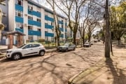 Apartamento dois dormitórios,  living dois ambientes, 1 banheiro, área de serviço, 1 vaga de garagem rotativa.&lt;BR&gt;Imóvel muito arejado e bem iluminado , sol da manhã.&lt;BR&gt;condominio com chu