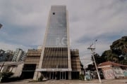 Sala comercial nova, localizada no coração do Bairro Menino Deus , 1 vaga de estacionamento, 2 salas de reunião, terraço lounge para confraternizações,  2 elevadores, portaria 24 horas, andar alto, 35