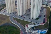 Apartamento com 58 m², 2 dormitórios, sala com sacada, cozinha com armários, área de serviço, 1 banheiro, 1 vaga de garagem.