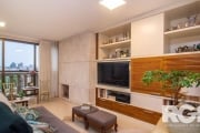 Apartamento com 99m² privativos, 3 dormitórios sendo 1 suíte e 2 vagas no bairro Mont Serrat.&lt;BR&gt;&lt;BR&gt;O imóvel possui living para 3 ambientes com lareira, amplas aberturas com linda vista p