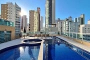 APARTAMENTO LOCAÇÃO ANUAL CENTRO MOBILIADO COM 03 SUÍTES E 02 VAGAS PRIVATIVAS 136M²