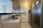 Apartamento mobiliado para locação no Paraíso, com 44m², 1 quarto e 1 vaga