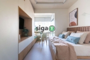 Apartamento Studio para venda no Brooklin mobiliado, São Paulo - SP