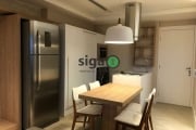 Apartamento com 49m² à venda, MOBILIADO, 1 quarto, 1 banheiro e 1 vaga, Chácara Santo Antonio