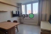 Apartamento 38m²  mobiliado com vaga, localizado no eixo Berrini x Chucri Zaidan