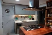 Apartamento para venda com duas suites, ambientes integrados, duas vagas de garagem e lazer completo