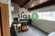 Cobertura disponível para locação na Vila Mascote, com 2 quartos e 2 vagas.