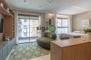 Apartamento 38m² mobiliado para locação localizado no Jardins/SP