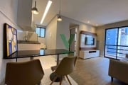 Apartamento com 1 dormitório para alugar, 45 m² por R$ 3.360,00/mês - Bigorrilho - Curitiba/PR