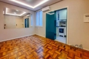 Apartamento no bairro Farroupilha em Porto Alegre. 1 quarto, living , banheiro social e cozinha totalmente reformado!!!! Semi mobiliado com móveis sob medida de qualidade. Rebaixamento em gesso . Sile