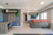 Apartamento mobiliado e reformado, com 69,86 m², localizado no bairro Vila Ipiranga. Imóvel com 02 dormitórios, remodelado, transformando seus 3 dormitórios originais em uma suíte espaçosa e um amplo 