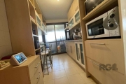 Lindo apartamento a venda  em ótimo bairro, perto de tudo.&lt;BR&gt;Com 2 dormitórios grandes, sala 2 ambientes, bem espaçosos, 2 banheiros, cozinha e área de serviço. mobiliado. Prédio com gerador . 