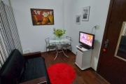 Ótimo apartamento JK transformado em 1 dormitório,  mobiliado. Living e dormitório separados, banheiro moderno e reformado, esquadrias de alumínio novas. Confira!  Foi   alugado recentemente, só para 