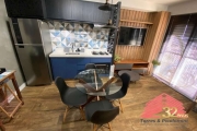 apartamento a venda, porteira fechada, mobilíado, 1 quarto, próximo a rua costa barros, 36m², 350mil