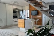 Apartamento Duplex no Tatuapé; com 01  dormitório, sala ampla , cozinha americana, banheiro