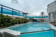 Excelente cobertura com 350m de area util contendo 3 amplas suites e 5 vagas de garagem ,piscina e sauna privativa na parte superior