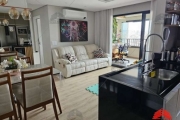 Apartamento de 73 m² a venda no Brás, 2 dormitórios, 1 suíte, 2 banheiros, lavanderia, área de serviço, mobiliado, 1 vaga de garagem, lazer completo