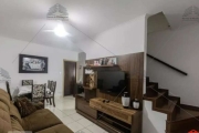 Sobrado de 130 m² a venda na Vila Bertioga, com 2 dormitórios, 3 banheiros, sala para 2 ambientes, ar condicionado, churrasqueira, moveis planejados