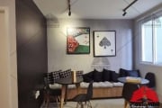 Apartamento no Tatuapé com fácil acesso ao Metrô, localização ótima, com 2 dormitórios, sala 2 ambientes, condomínio com lazer.