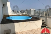 Cobertura com 325m2 no Brookin, com Piscina, perto do metrô, 3 vagas de garagem, 5 dormitórios sendo 3 suítes