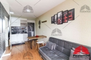 Apartamento 33m2 no Brás a 450m da estação Pedro ll, bem localizado, totalmente mobiliado, com sistema de ar condicionado, varanda