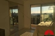 Apartamento Santana Porteira Fechada, 1 quarto, sala, cozinha com coifa, coktop, geladeira, 1 banheiro e 1 vaga. Piscina, academia, lavanderia e mais