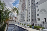 Apartamento Novo Cambuci com 36 metros, 2 quartos, sala 2 ambientes, 1 banheiro, lazer com piscina, area gourmet, academia e mais