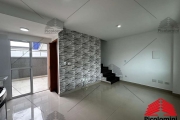 Apartamento Tatuapé Duplex com 2 quartos, sala 2 ambientes, 1 banheiros, 1 lavabo, terraço. 55m² de área. elevador