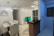 Apartamento a venda de 24m² na Chácara Belenzinho, 2 dormitórios, 1 suíte, 2 banheiros, lavanderia, varanda, moveis panejados, mobiliado, 1 vaga