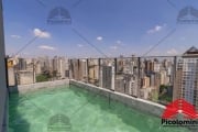 Apartamento de 24,90m² na República, Dormitório Funcional, mobiliado e pronto para morar ou investir, Condomínio com lazer e infraestrutura moderna