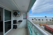 Apartamento frente mar 1 dormitório suite para venda, JD. REAL