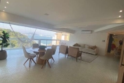 Apartamento Duplo com 4 suítes, 300 m², locação por R$ 13.900/mês - Pitangueiras - Guarujá/SP