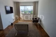 Apartamento em Santo Amaro, com 104m², 3 dormitórios/2 suítes e sala ampla para 2 ambientes.