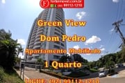 Apartamento 100% Mobiliado de 1 Quarto no Green View Dom Pedro