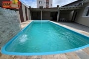 CASA COM PISCINA A 100 METROS DA PRAIAEM MONGAGUA 3 QUARTOS, 205 m² por R$ 499.900 - Jardim Praia Grande