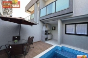 PRAIA DO SONHO 50 METROS PRAIA SOBRADO 2 SUITES PISCINA PRIVATIVA 89 m² por R$ 507.000  ITANHAEM